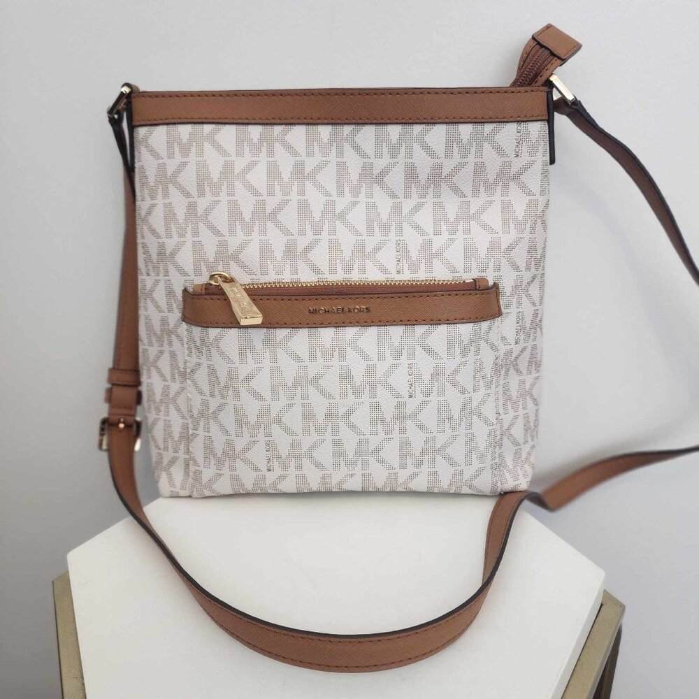 Michael Kors Medium Signature Logo Messenger Bag